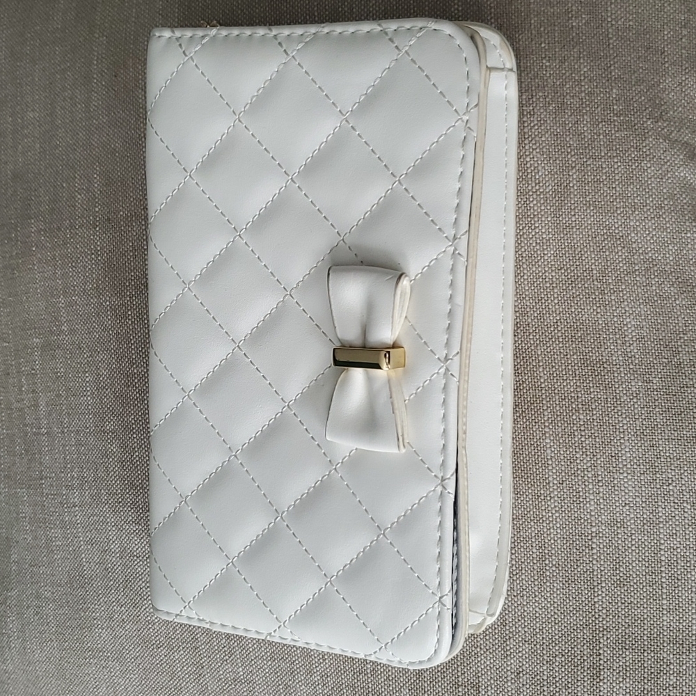 White purse